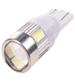  SPC Светодиодная автолампа T10(W5W) 24V 6 SMD 1-конт радиатор Белая габ/стоп/салон/номер min10шт